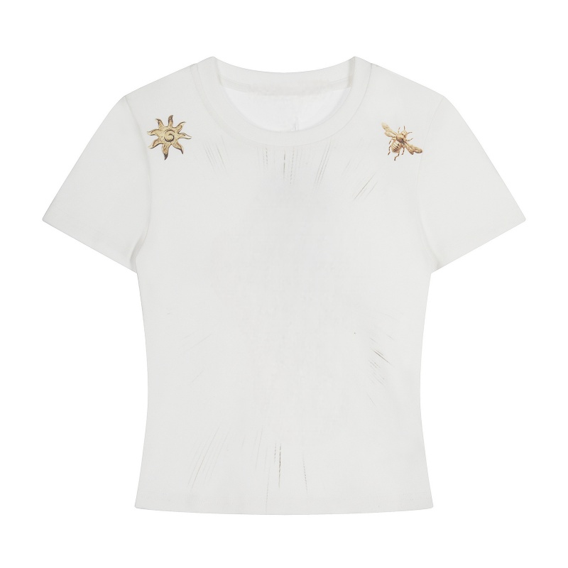 Punk-Style Hip-Hop T-Shirt — White