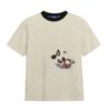 Graffiti Music Elements Print T-Shirt — Grey
